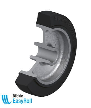 Elastyczna pełna guma „Blickle EasyRoll”